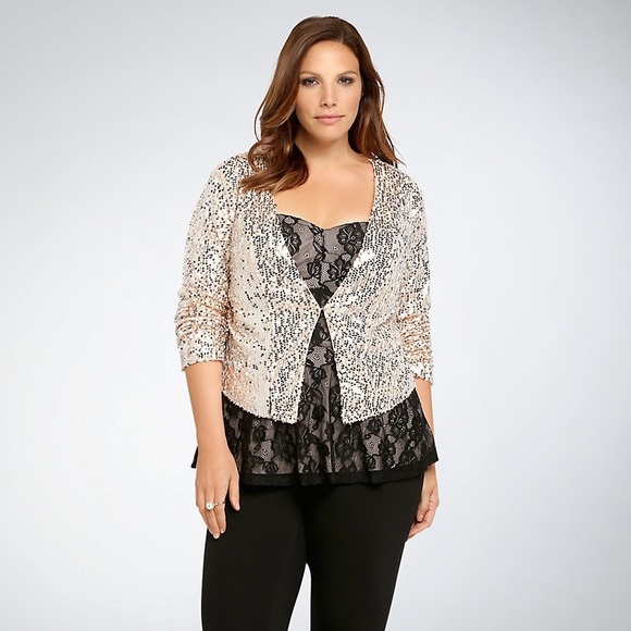 torrid sequin jacket